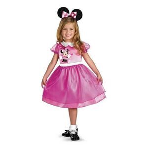 Disney Junior Mickey Mouse & Friends Minnie Mouse Halloween Costume 2T (NO EARS)